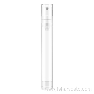 Cosmetic Plastic 15ml Clear Airless Spray Pump Bottle
